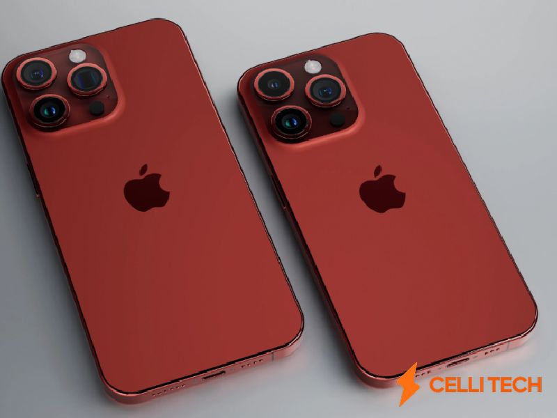 Màu đỏ sẫm trên phiên bản iPhone 15