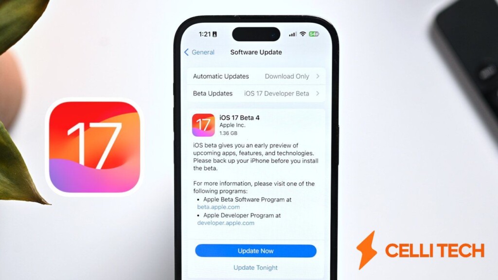 Cách cập nhật phiên bản iOS 17 Beta 4